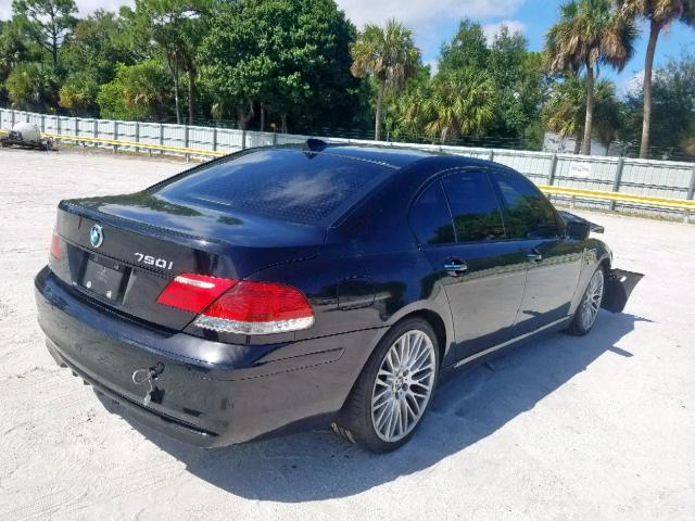 WBAHL83508DT12305 - 2008 BMW 750I BLACK photo 4