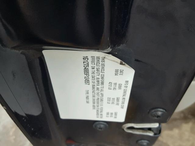 1G1ZT54885F124557 - 2005 CHEVROLET MALIBU LS BLUE photo 10