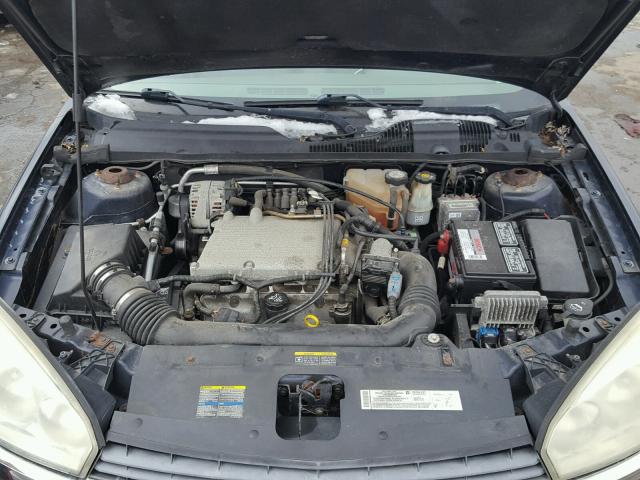 1G1ZT54885F124557 - 2005 CHEVROLET MALIBU LS BLUE photo 7