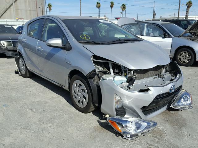 JTDKDTB31G1590428 - 2016 TOYOTA PRIUS C SILVER photo 1