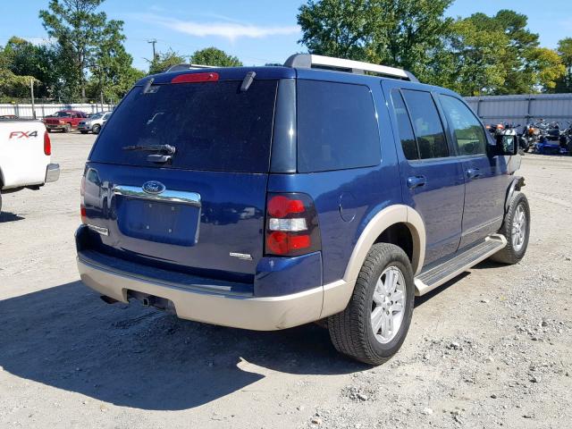 1FMEU64E86UA46837 - 2006 FORD EXPLORER E BLUE photo 4