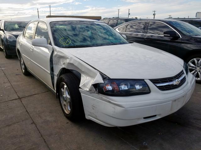 2G1WF52E559243405 - 2005 CHEVROLET IMPALA WHITE photo 1