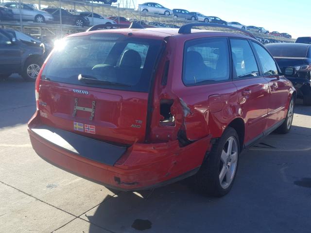 YV1MJ682762182732 - 2006 VOLVO V50 T5 RED photo 4