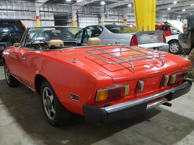 124CSS10131744 - 1978 FIAT SPIDER 124 RED photo 3