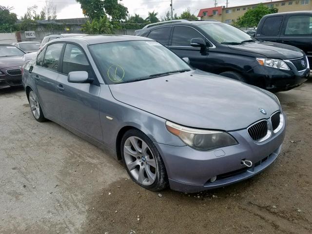 WBANE73537CM56202 - 2007 BMW 530 I GRAY photo 1