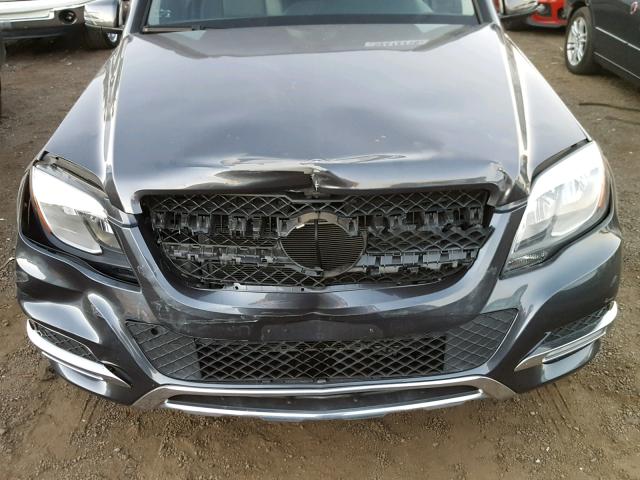 WDCGG5HBXDF950909 - 2013 MERCEDES-BENZ GLK 350 GRAY photo 7