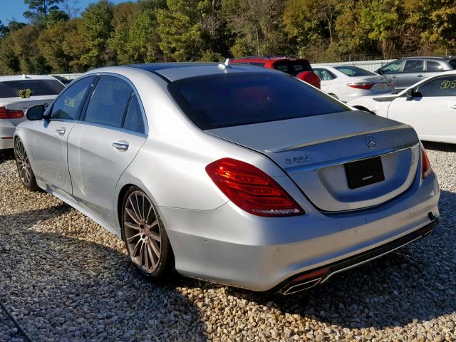 WDDUG8CB7GA248510 - 2016 MERCEDES-BENZ S 550 SILVER photo 3