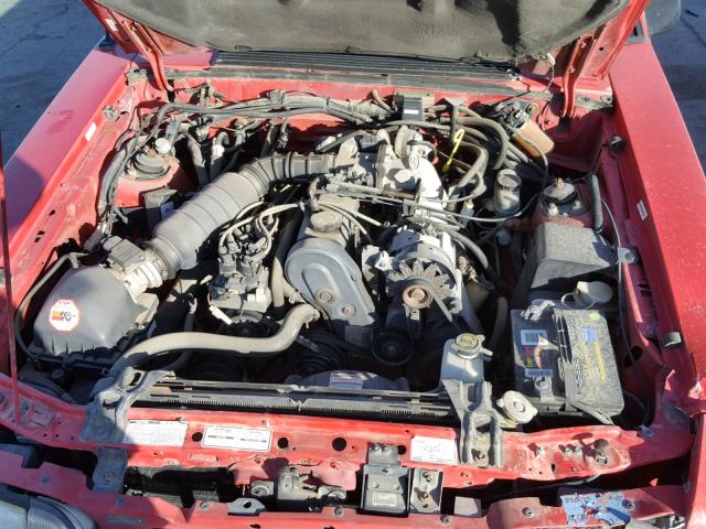 1FACP41M4NF174102 - 1992 FORD MUSTANG LX RED photo 7