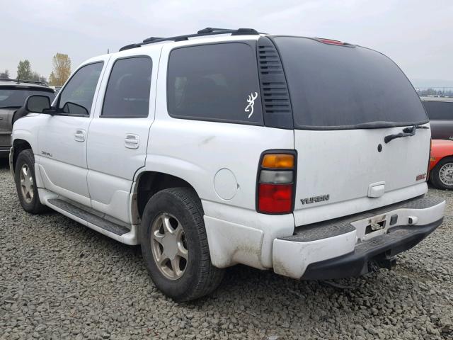 1GKEK63U45J220717 - 2005 GMC YUKON DENA WHITE photo 3