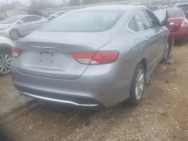 1C3CCCAB2GN115948 - 2016 CHRYSLER 200 LIMITE SILVER photo 4