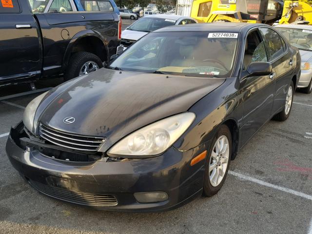 JTHBF30G736015908 - 2003 LEXUS ES 300 BLACK photo 2