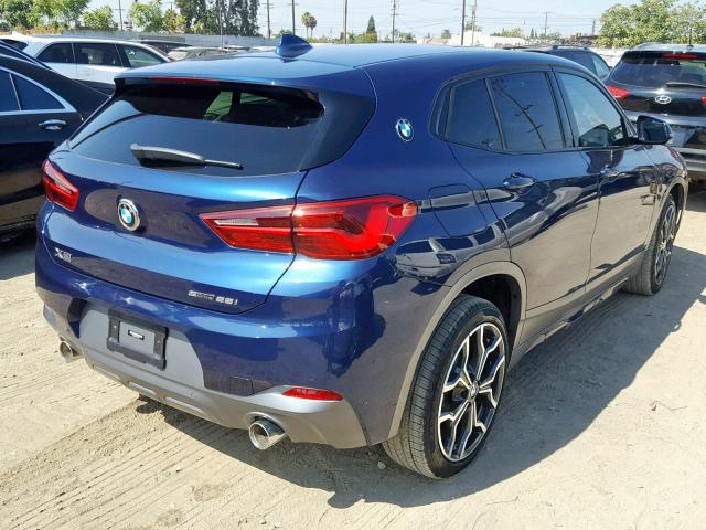 WBXYJ3C57KEP77633 - 2019 BMW X2 SDRIVE2 BLUE photo 4