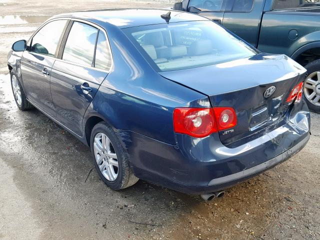 3VWSF71K87M045482 - 2007 VOLKSWAGEN JETTA 2.5 BLUE photo 3