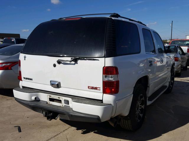 1GKEK63U24J237272 - 2004 GMC YUKON DENA WHITE photo 4