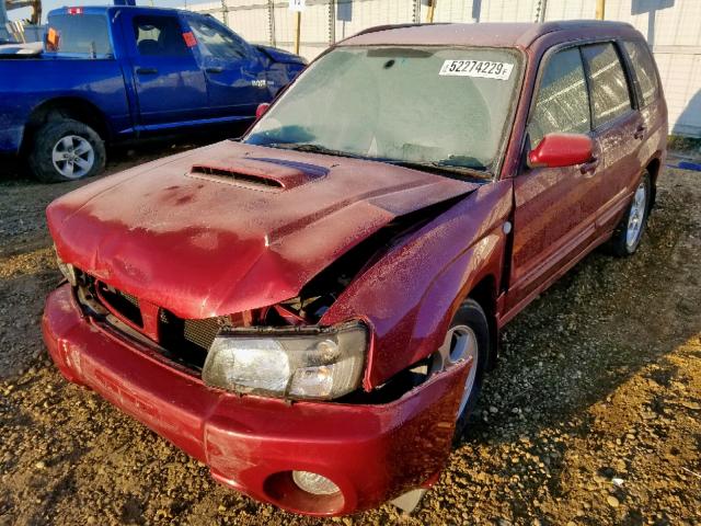 SG5010487 - 2002 SUBARU FORESTER BURGUNDY photo 2