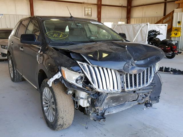 2LMDJ6JK8BBJ12404 - 2011 LINCOLN MKX BLACK photo 1