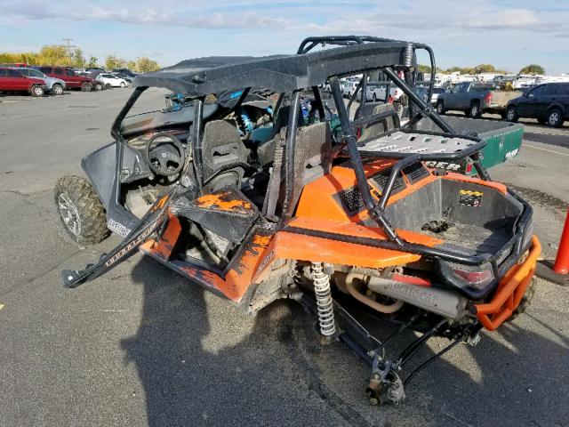 4UF14MPV7ET301025 - 2014 ARCTIC CAT WILDCAT ORANGE photo 3