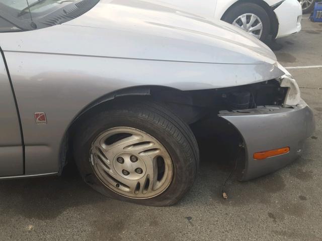 1G8ZG1275VZ317384 - 1997 SATURN SC2 GRAY photo 9