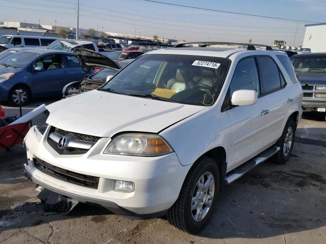 2HNYD18906H508676 - 2006 ACURA MDX TOURIN WHITE photo 2