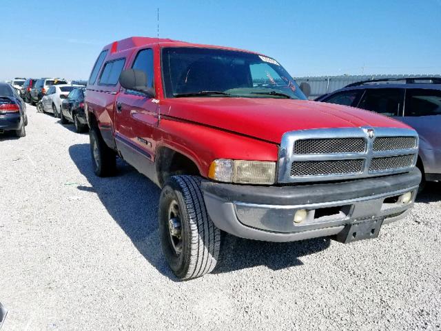 3B7KF26Z6XM520669 - 1999 DODGE RAM 2500 RED photo 1