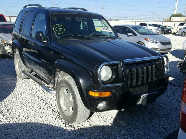 1J4GL58K02W143307 - 2002 JEEP LIBERTY LI BLACK photo 1