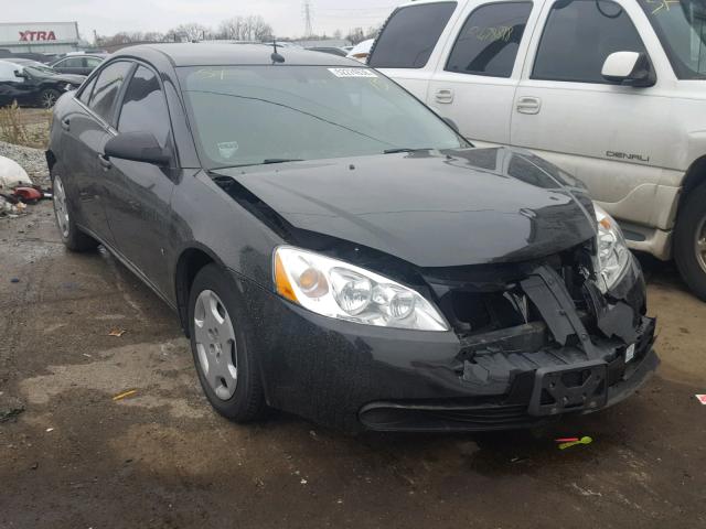 1G2ZF57B684269557 - 2008 PONTIAC G6 VALUE L BLACK photo 1