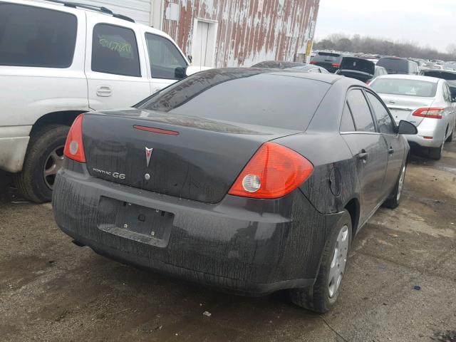 1G2ZF57B684269557 - 2008 PONTIAC G6 VALUE L BLACK photo 4