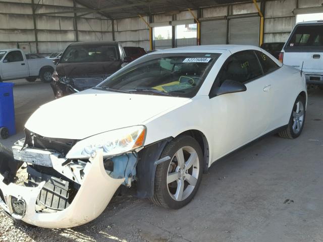 1G2ZH36N074180740 - 2007 PONTIAC G6 GT WHITE photo 2