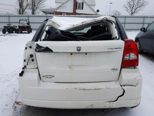 1B3HB78B29D225765 - 2009 DODGE CALIBER R/ WHITE photo 9