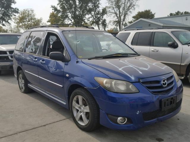 JM3LW28J940507254 - 2004 MAZDA MPV WAGON BLUE photo 1