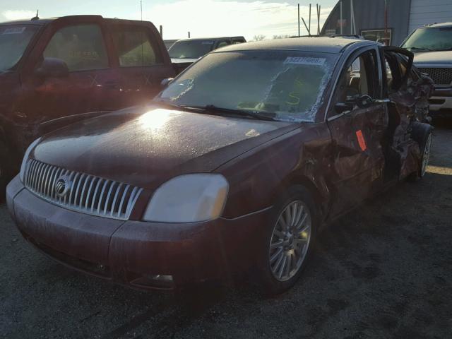 1MEFM42115G609686 - 2005 MERCURY MONTEGO PR BURGUNDY photo 2