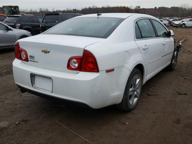 1G1ZC5EB0A4154023 - 2010 CHEVROLET MALIBU 1LT WHITE photo 4