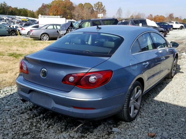 WVWGU73C59E554345 - 2009 VOLKSWAGEN CC VR6 4MO BLUE photo 4