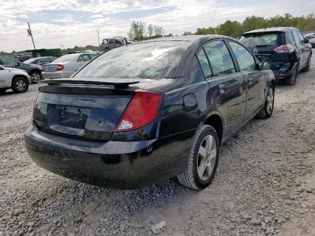 1G8AL55F57Z140518 - 2007 SATURN ION LEVEL BLACK photo 4