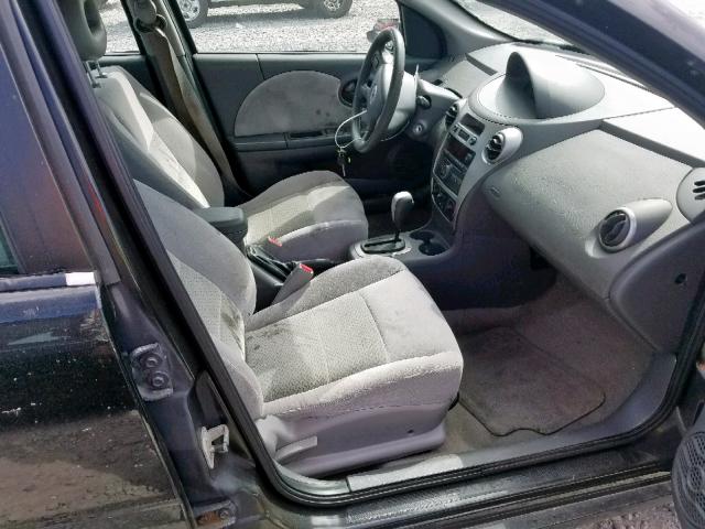 1G8AL55F57Z140518 - 2007 SATURN ION LEVEL BLACK photo 5