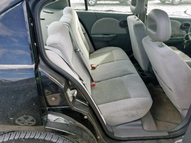 1G8AL55F57Z140518 - 2007 SATURN ION LEVEL BLACK photo 6