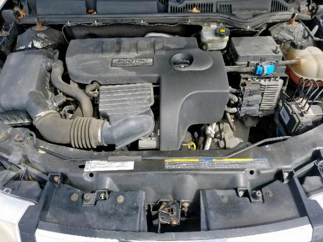 1G8AL55F57Z140518 - 2007 SATURN ION LEVEL BLACK photo 7