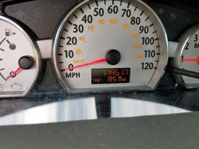 1G8AL55F57Z140518 - 2007 SATURN ION LEVEL BLACK photo 8