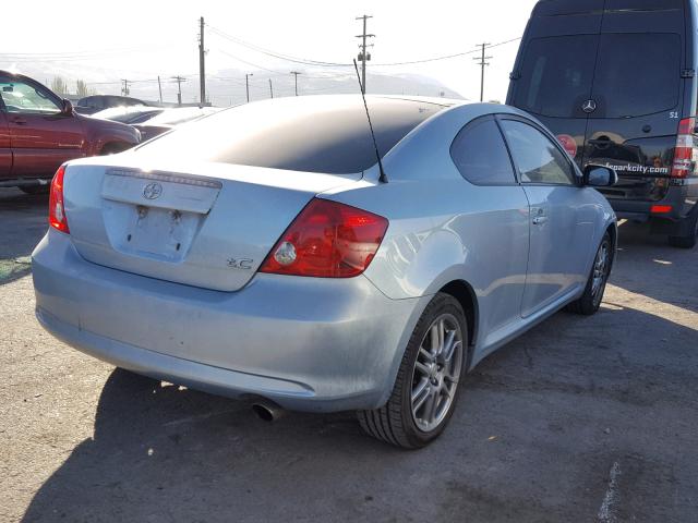 JTKDE177550048654 - 2005 TOYOTA SCION TC 蓝色 照片 4