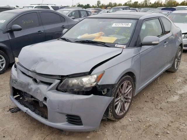 JTKJF5C76B3003875 - 2011 TOYOTA SCION TC GRAY photo 2