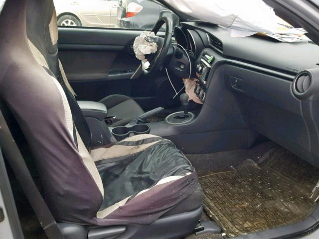 JTKJF5C76B3003875 - 2011 TOYOTA SCION TC GRAY photo 5