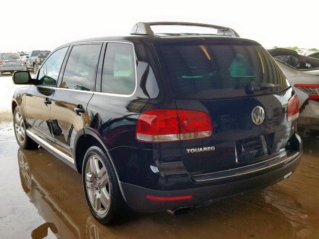 WVGEM77LX4D056802 - 2004 VOLKSWAGEN TOUAREG 4. BLACK photo 3