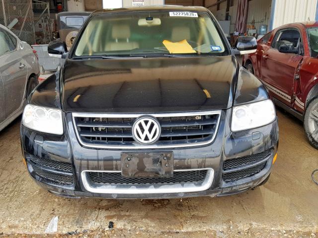 WVGEM77LX4D056802 - 2004 VOLKSWAGEN TOUAREG 4. BLACK photo 9