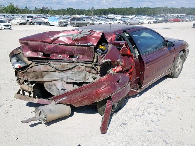 2G1WW12M1V9156066 - 1997 CHEVROLET MONTE CARL მუქწითელი ფოტო 4