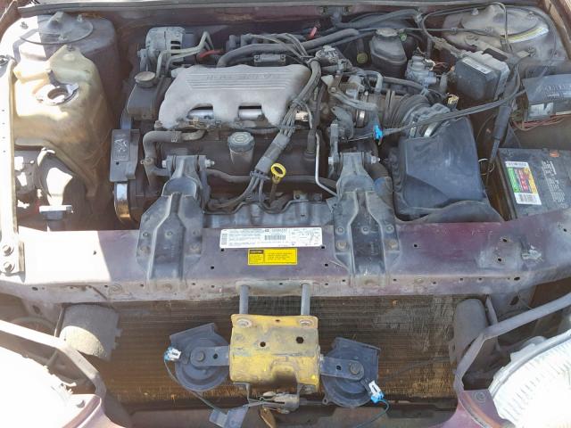 2G1WW12M1V9156066 - 1997 CHEVROLET MONTE CARL მუქწითელი ფოტო 7