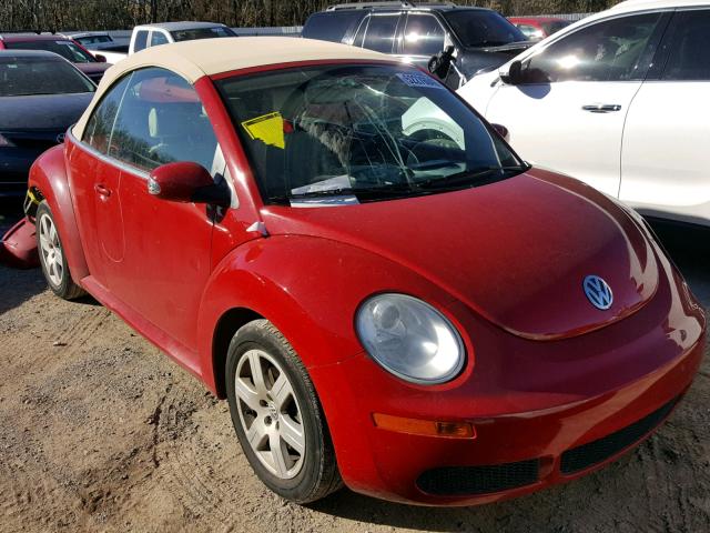 3VWRF31Y37M402935 - 2007 VOLKSWAGEN NEW BEETLE SILVER photo 1