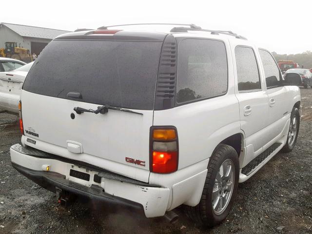 1GKEK63U06J120583 - 2006 GMC YUKON DENA WHITE photo 4