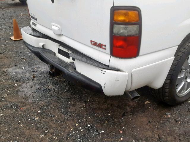 1GKEK63U06J120583 - 2006 GMC YUKON DENA WHITE photo 9