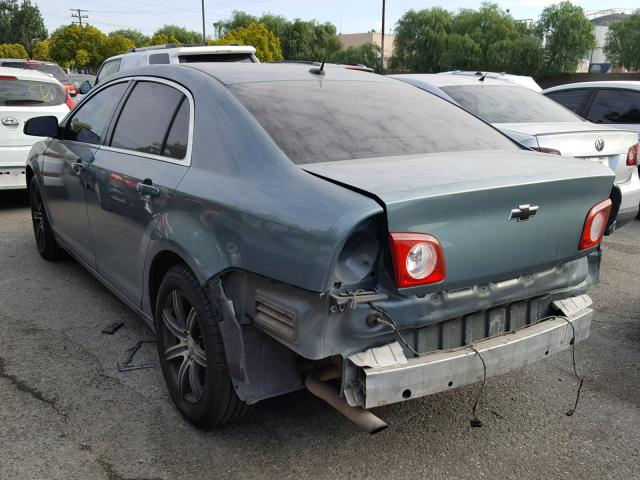 1G1ZG57BX9F158775 - 2009 CHEVROLET MALIBU LS 绿色 照片 3