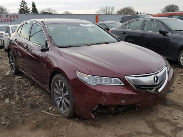 19UUB2F32GA001584 - 2016 ACURA TLX MAROON photo 1